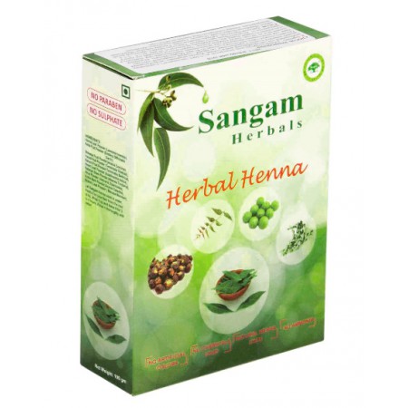 Sangam Herbals. Хна с добавками трав, 100 г