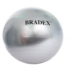BRADEX. Мяч для фитнеса «ФИТБОЛ-65», серый