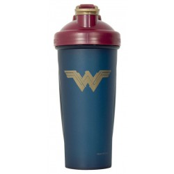 JUSTICE. Шейкер 700 мл, Wonder Woman, синий-бордовый (JL916-600WW).