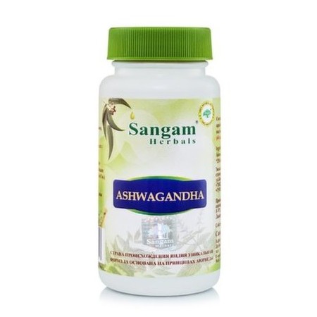 Sangam Herbals. Ашваганда (таблетки, 600 мг), 60 шт