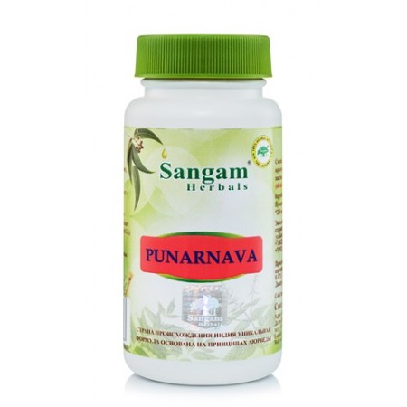 Sangam Herbals. Пунарнава (таблетки, 700 мг), 60 шт