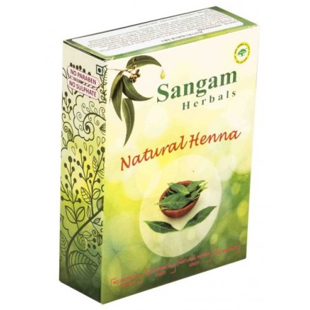 Sangam Herbals. Хна натуральная порошок, 100 г