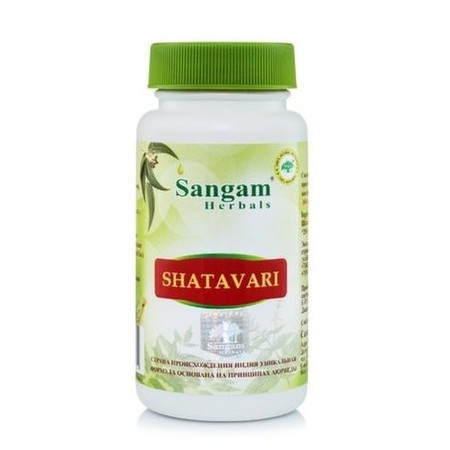 Sangam Herbals. Шатавари (таблетки, 550 мг), 60 шт