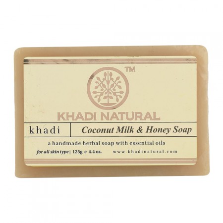 Khadi. Мыло Кокосовое молоко и Мёд, 125 г