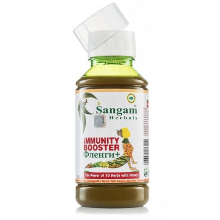 Sangam Herbals. Сок Фленги + Immunity Booster, 500 мл	