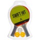 Onlitop. Набор для настольного тенниса SWIFT HIT (2 ракетки, 3 мяча)