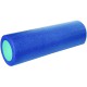 Ролик для йоги полнотелый (синий/зеленый) 45х15 см