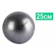 BRADEX. Мяч для фитнеса, йоги и пилатеса "ФИТБОЛ-25", серый