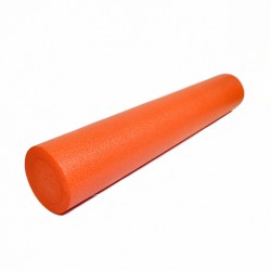 Ролик для йоги полнотелый (оранжевый/оранжевый) 90х15 см