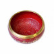 Чаша поющая красная с золотом (арт. AF-665), 17х8 см