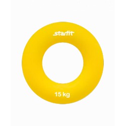 Starfit. Эспандер кистевой "Кольцо", d-7 см, желтый, 15 кг