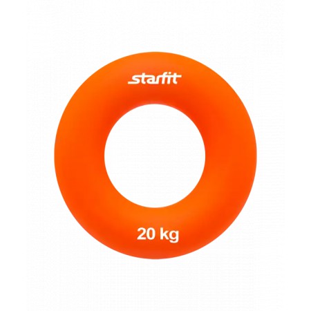 Starfit. Эспандер кистевой "Кольцо", d-7 см, оранжевый, 20 кг