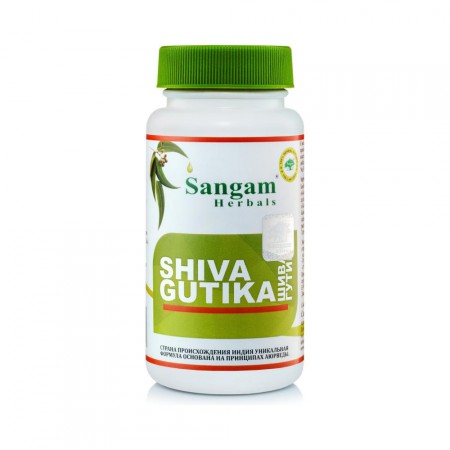 Sangam Herbals. Шива Гутика (таблетки 750 мг), 60 шт.
