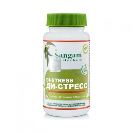 Sangam Herbals. Ди-стресс (таблетки 750 мг), 60 шт.