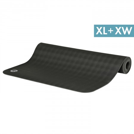 Коврик для йоги Bodhi EcoPro XL/XW 4 мм, чёрный