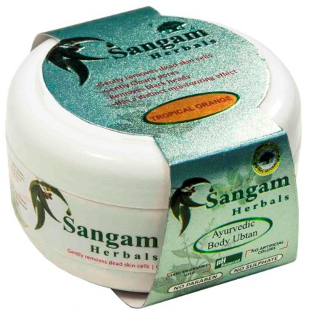 Sangam Herbals. Убтан для тела Тропический Апельсин, 80 г