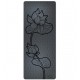 Коврик для йоги Your Yoga Non Slip (183x68), 4 мм, Flower розовый