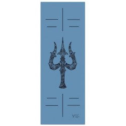 Коврик для йоги Your Yoga Non Slip (183x68), 4 мм, Trident синий