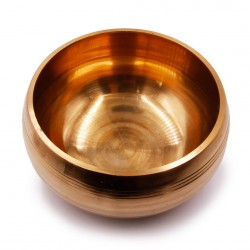 Чаша поющая VIK34-700 Gold из 7 металлов 601-800 г d-11 cm, настройка 7 чакр