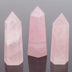Кристалл камень DCH-01 Розовый кварц - камень Венеры - дарует любовь