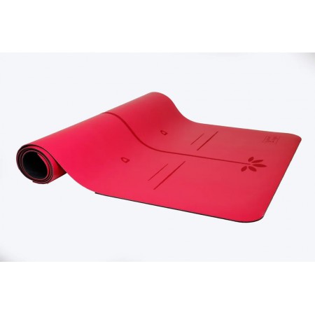 Коврик для йоги Your Yoga Non Slip (183x68), 4 мм, Lotus красный
