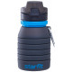 Starfit. Бутылка для воды с карабином, складная, серая (арт. FB-100)