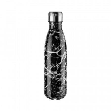 BioRio. Бутылка-термос металлическая Черный мрамор, 500 мл