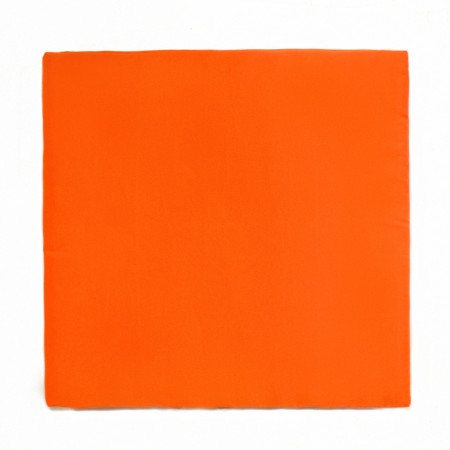 Подушка для медитации и сидения 60x60x4 см, х/б, оранжевый