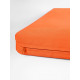 Подушка для медитации и сидения Yogastuff х/б., гречиха. 60x60x4 см, оранжевая