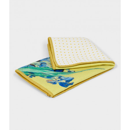 Полотенце для йога коврика "Manduka Yogitoes Hand Irises Van Gogh"