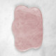 Скребок Гуаша Корона SEL-S-13 Розовый кварц из камня для лица и массажа