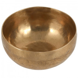 Чаша поющая ручная ковка 9 металлов вес от 801 до 1000 г, d-18, h-9см, целительная, Индия