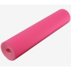 Коврик для йоги Lakarma TPE, 183х61х0,6 см, розовый/светло розовый