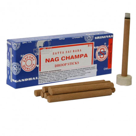 Благовония безосновные Satya Nag Champa Dhoop Stick, 10 штук