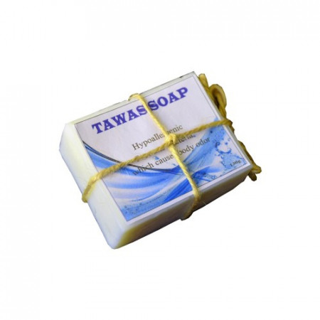 Tawas Crystal. Кокосовое натуральное мыло ручной работы с Квасцами, 120 г