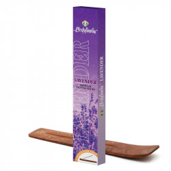 BestofIndia. Ароматические палочки Lavender Premium Incense Stick, 20 шт. (подставка в подарок)