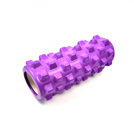 Ролик для йоги Yogastuff 33х14 см, фиолетовый