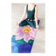 Коврик для йоги Your Yoga с микрофиброй, 3 мм, Lotus