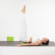 Блок для йоги Yogastuff 23x15x7.5 см, зеленый