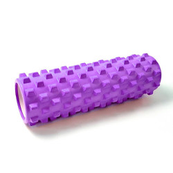 Ролик для йоги Yogastuff 45х14 см, фиолетовый
