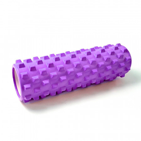 Ролик для йоги Yogastuff 45х14 см, фиолетовый