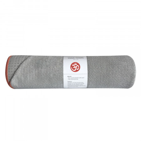 Полотенце для йоги iyogasports 183x61 см, светло-серый
