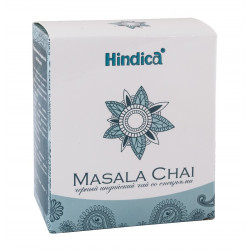 Hindica. Чай чёрный листовой Масала (со специями) Assam Masala Chai Hindica 70 гр.