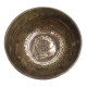 Поющая чаша кованая для медитации и йоги Лев, диаметр 12 см, Индия