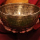 Тибетская поющая чаша Plain 21,7 см, кованая