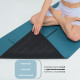 Коврик для йоги "Yogastuff Non Slip" 185х68х0.5 см, индиго, с разметкой "Мандала", ультранескользящий PU и каучук