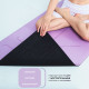 Коврик для йоги "Yogastuff Non Slip" 185х68х0.5 см, фиолетовый , с разметкой "Лотос", ультранескользящий PU и каучук