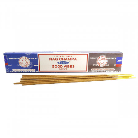 Благовония Satya Nag Champa и Good Vibes, 15 г