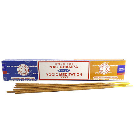 Благовония Satya Nag Champa и Yogic Meditation, 15 г