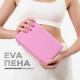 Набор 2 штуки Блок для йоги и фитнеса Yogastuff (EVA) 23х15х7.5 см, розовый	